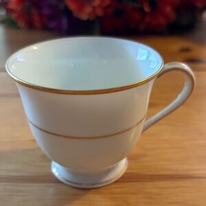 Vintage White and Gold Noritake Teacup.